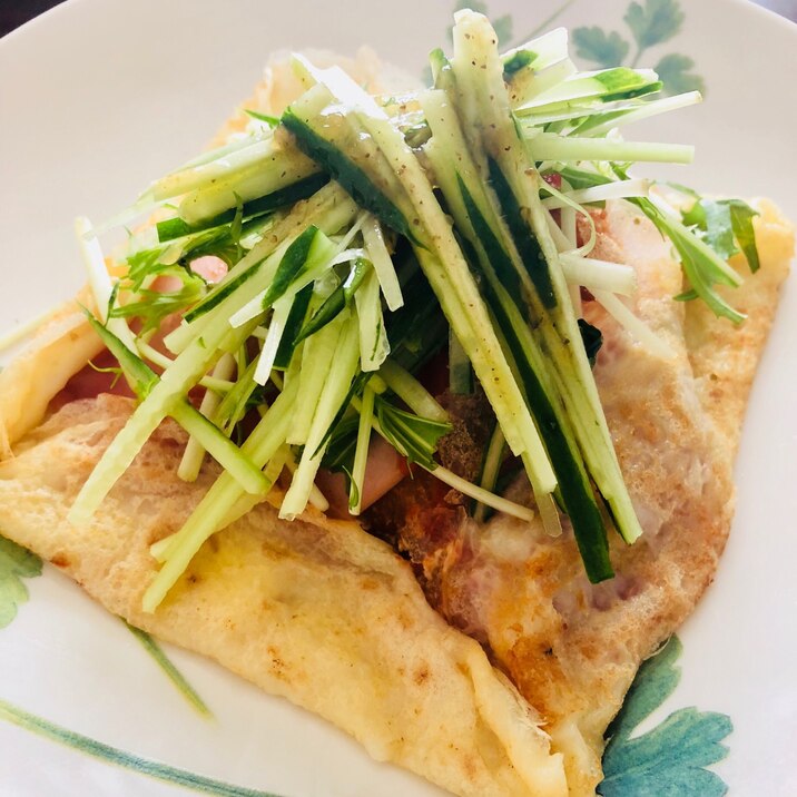 小麦粉で ガレット風朝ごはん コロッケ入り レシピ 作り方 By Noa 1021 楽天レシピ 小麦粉で ガレット風朝ごはん コロッケ入り レシピ 作り方 By Noa 1021 楽天レシピ